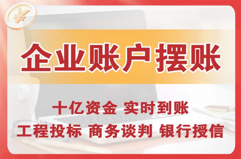 西区企业账户摆账
